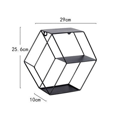 Parete geometrica senza punzonatura