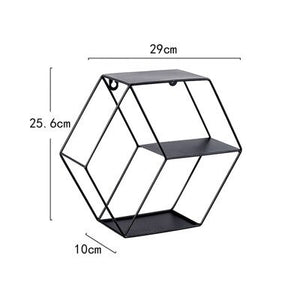 Parete geometrica senza punzonatura