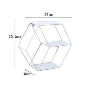 Parete geometrica senza punzonatura