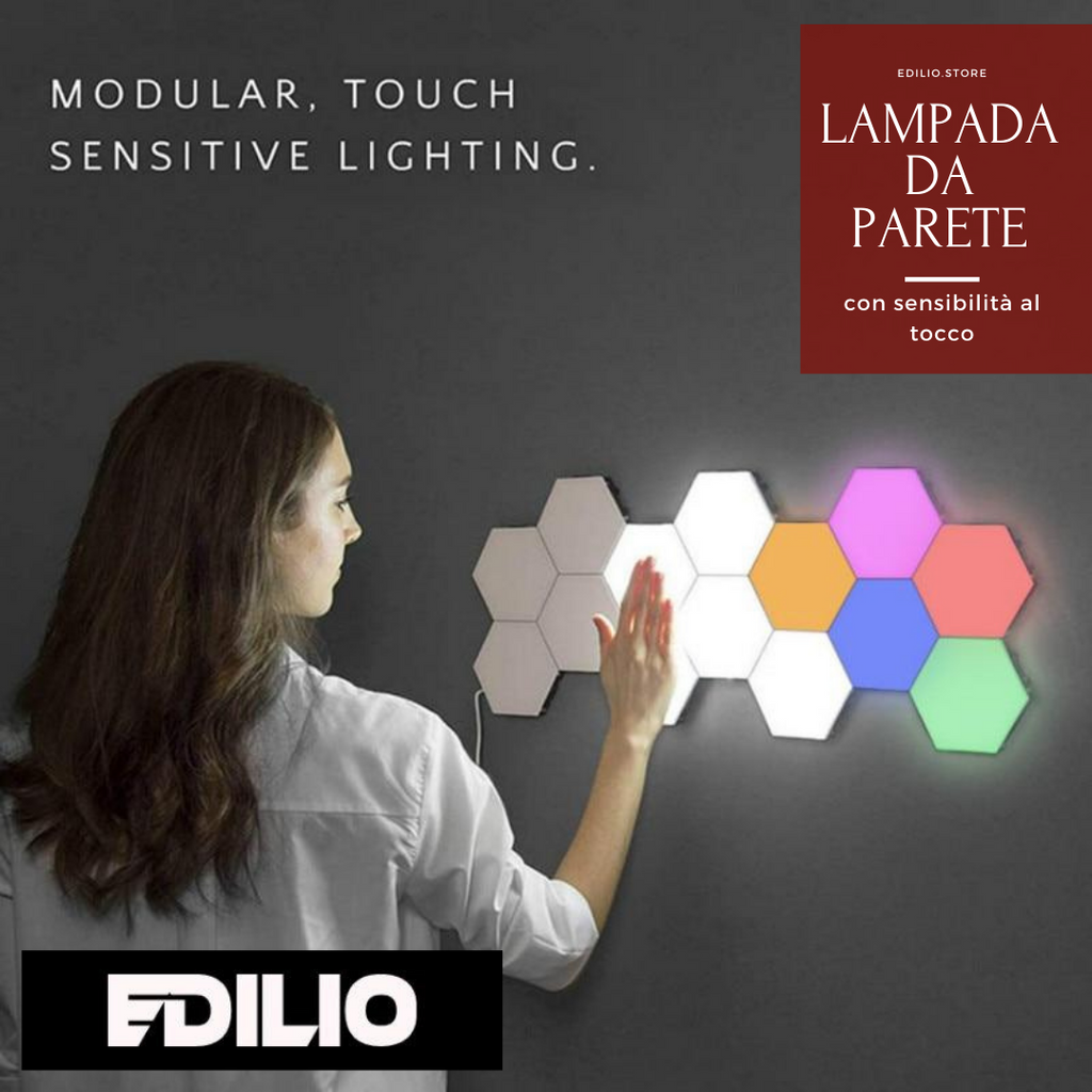 Lampada da parete con sensibilità al tocco