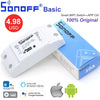 Sonoff Basic R2 WiFi Smart Switch Wireless Home Automation Relay Module Domotica DIY Remote Controller Works with Nest Alexa