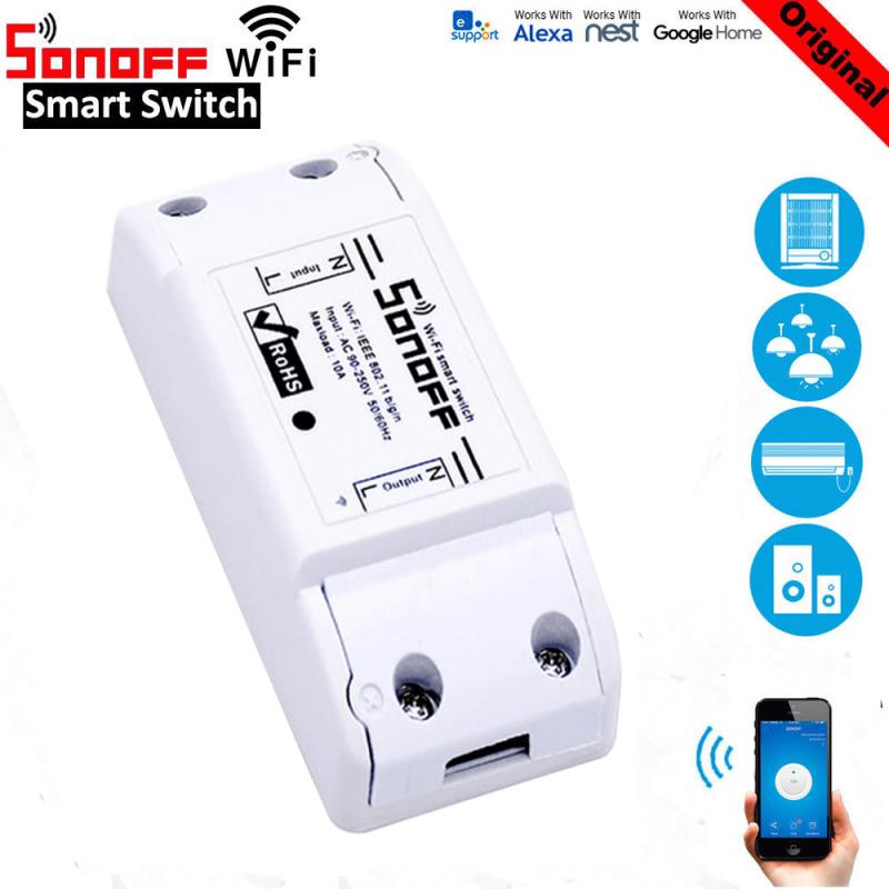 Sonoff ITEAD Basic Wifi Timer Smart Switch Support eWelink APP Wireless Home automation Compatible with Google Home Alexa amazon