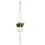 handmade macrame plant hanger flower/pot hanger pot tray for wall decoration country/garden pot tray for plant