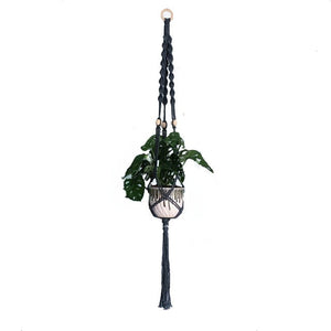 handmade macrame plant hanger flower/pot hanger pot tray for wall decoration country/garden pot tray for plant