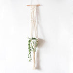 handmade macrame plant hanger flower/pot hanger pot tray for wall decoration country/garden pot tray for plant