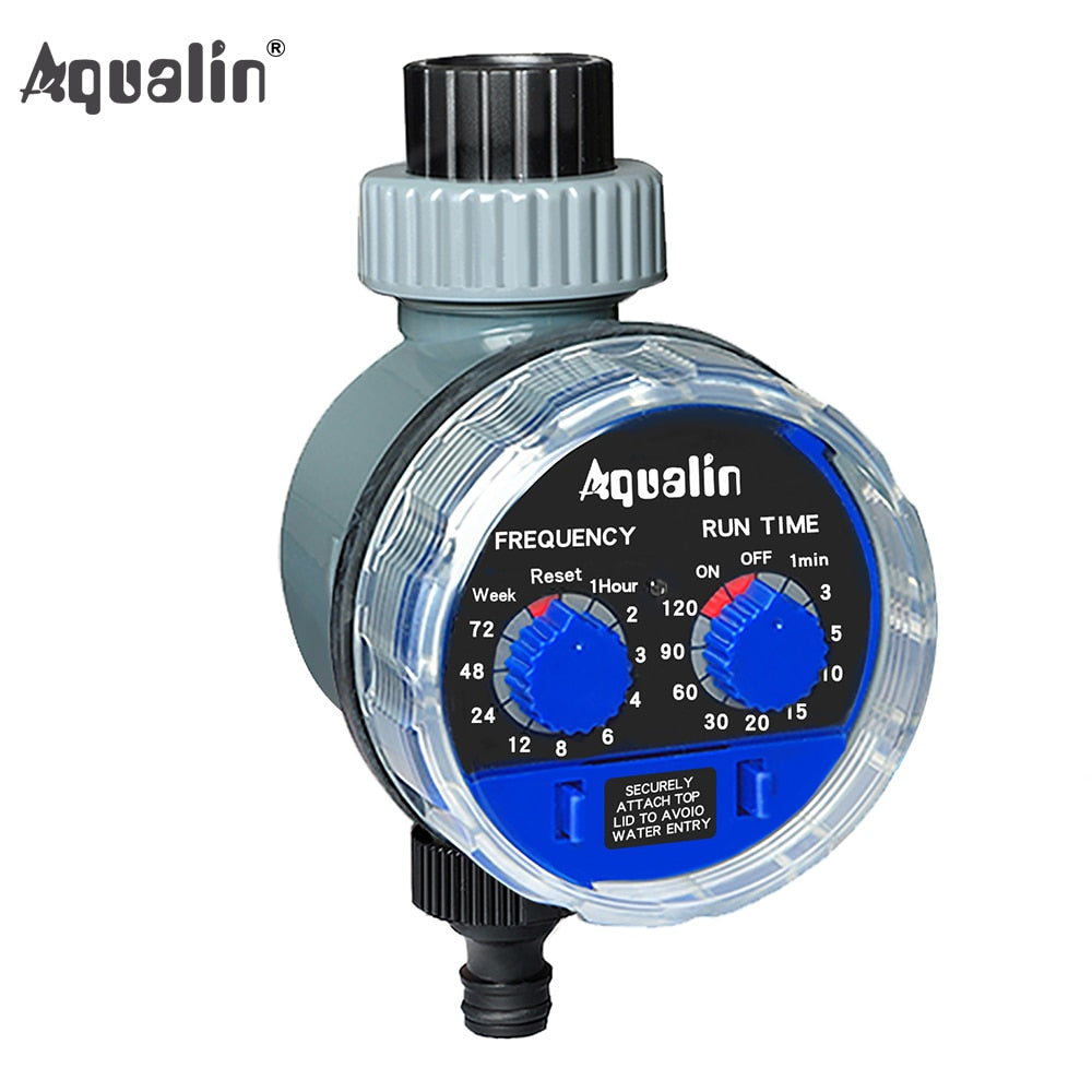 Garden Watering Timer Ball Valve Automatic Electronic Water Timer Home Garden Irrigation Timer Controller System # 21025