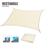 280GSM Waterproof Awning Sunshade Sun Shade Sail For Outdoor Garden Beach Camping Patio Pool Sun Canopy Tent Sun Shelter