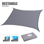 280GSM Waterproof Awning Sunshade Sun Shade Sail For Outdoor Garden Beach Camping Patio Pool Sun Canopy Tent Sun Shelter